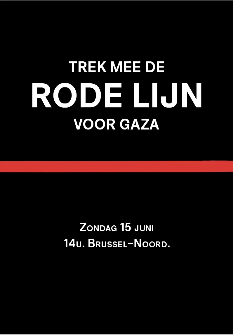 Trek mee de rode lijn op 15 juni