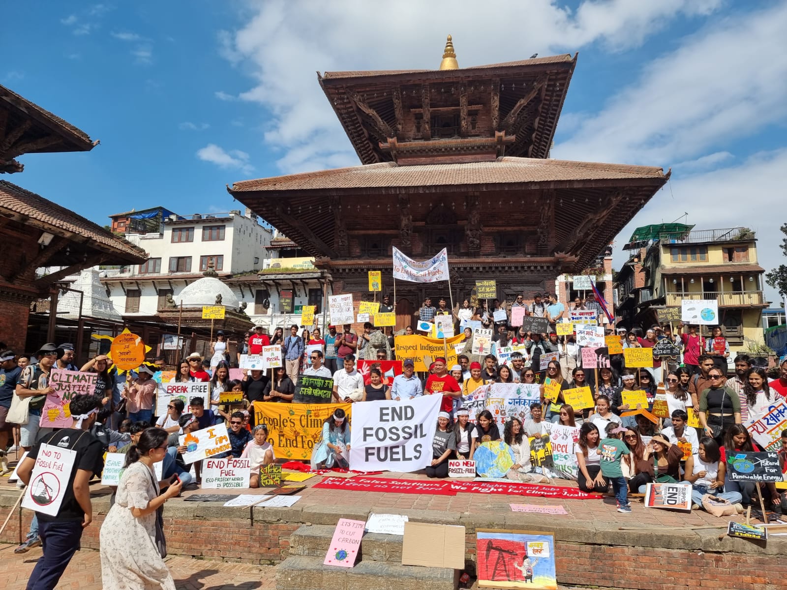 Klimaatprotest Nepal