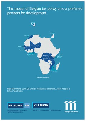 The impact of Belgian tax policy on our preferred partners for development Report