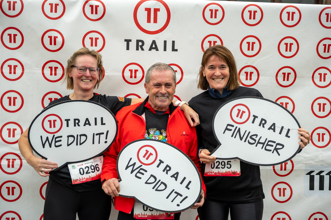 11.trail finishers van de 11.trail in Roeselare