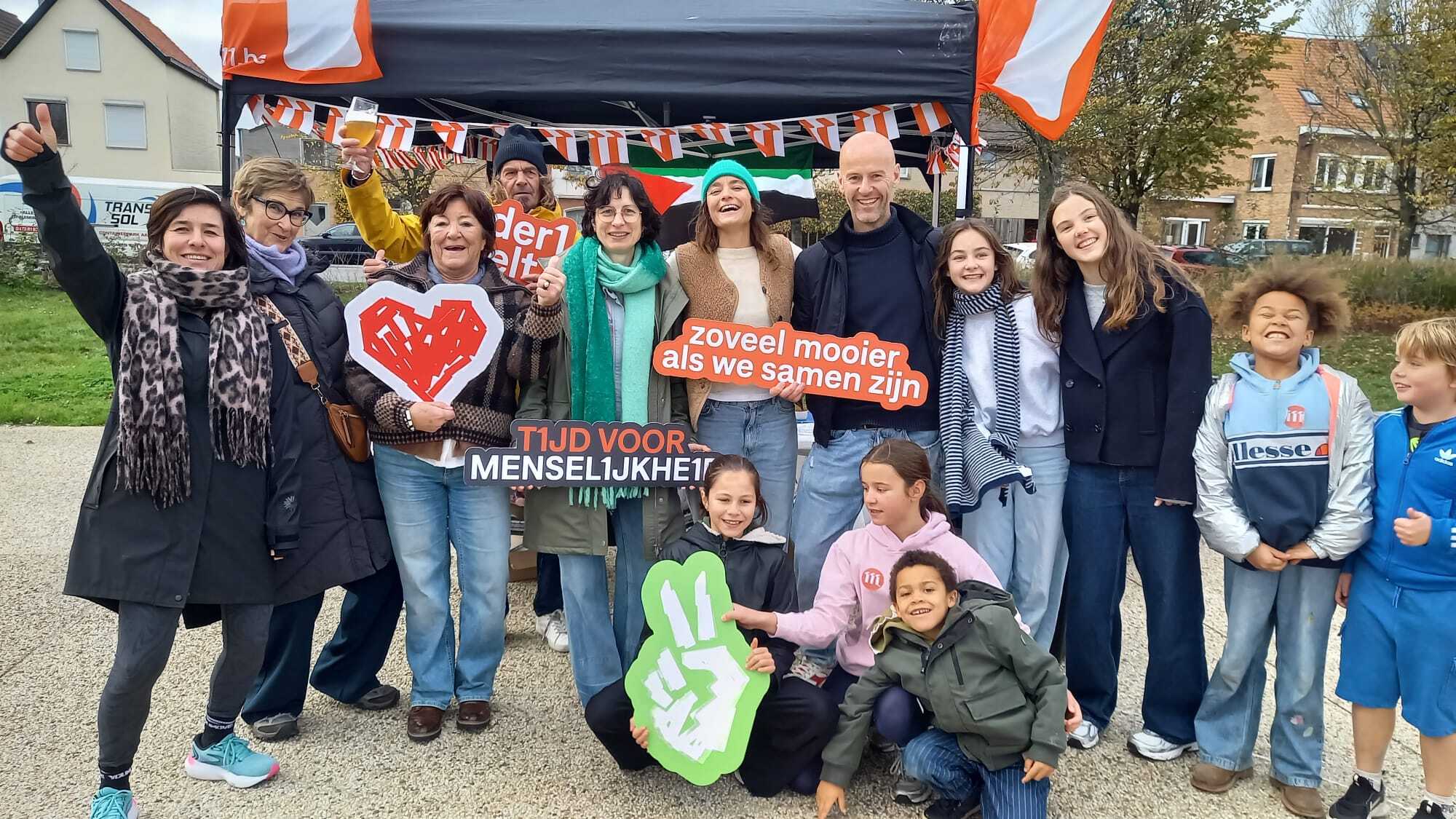 Groepsfoto wandeling Zeebrugge