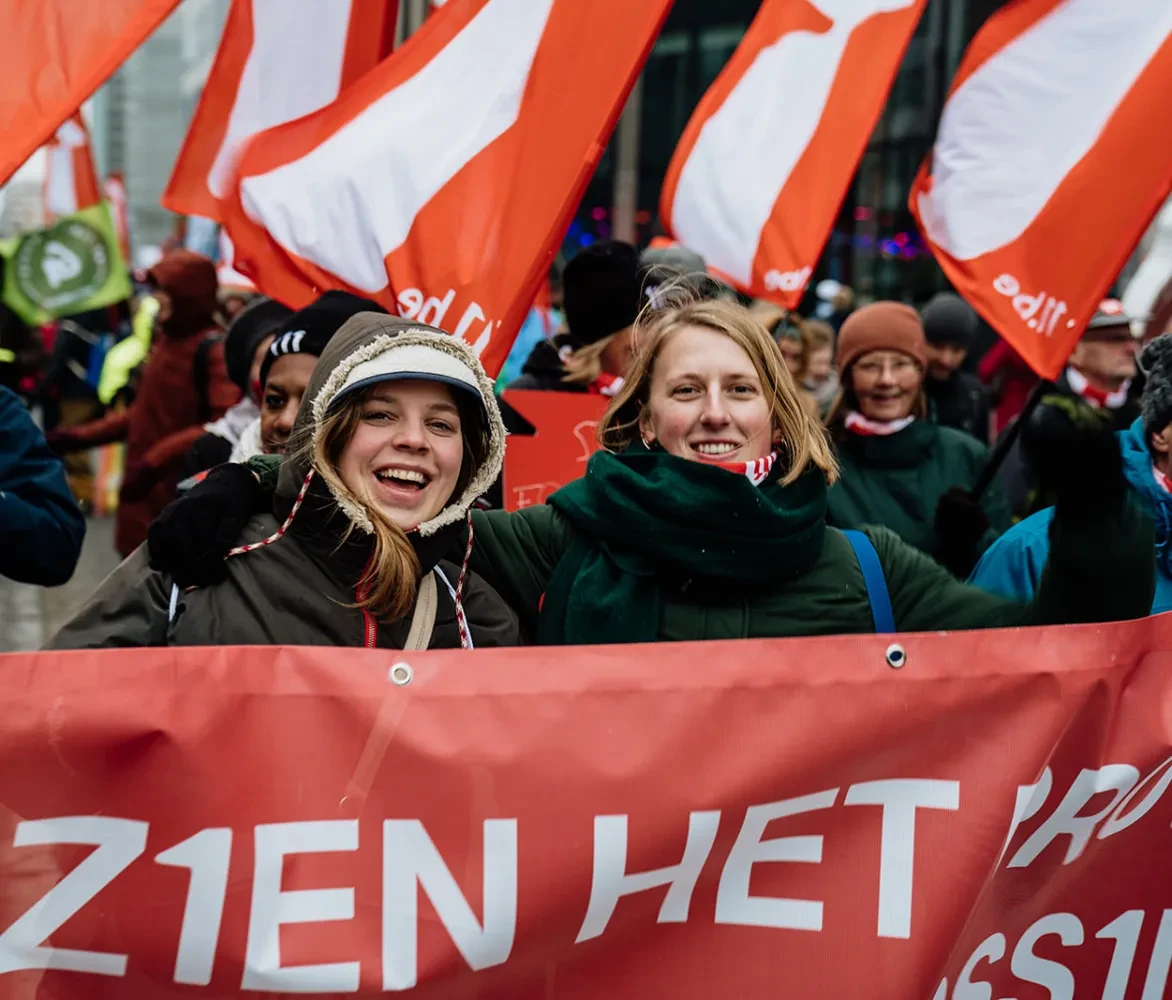 11.11.11 tijdens de klimaatmars - 3 december 2023