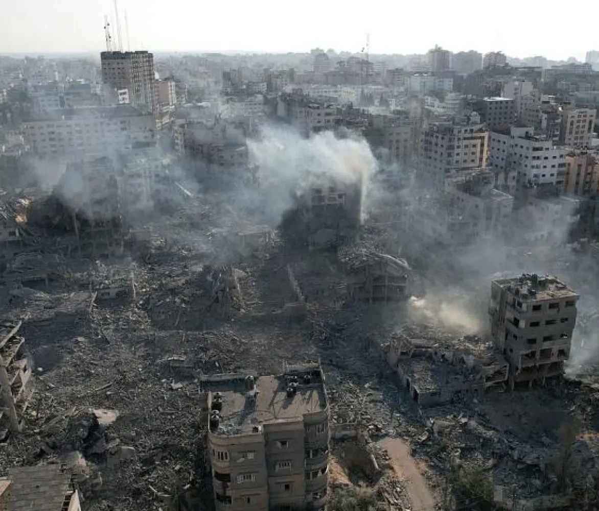 Bombardementen in Gaza 