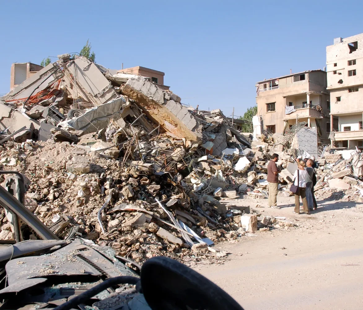 Israeli bombing in Baalbek