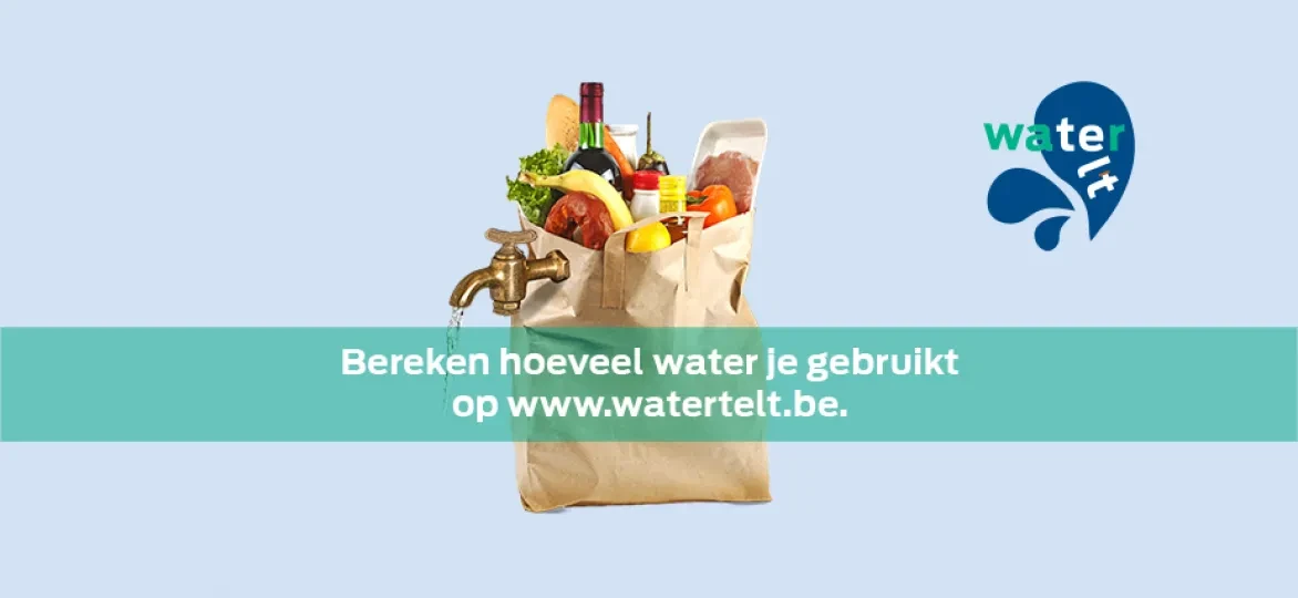 Bereken hoeveel water je verbruikt