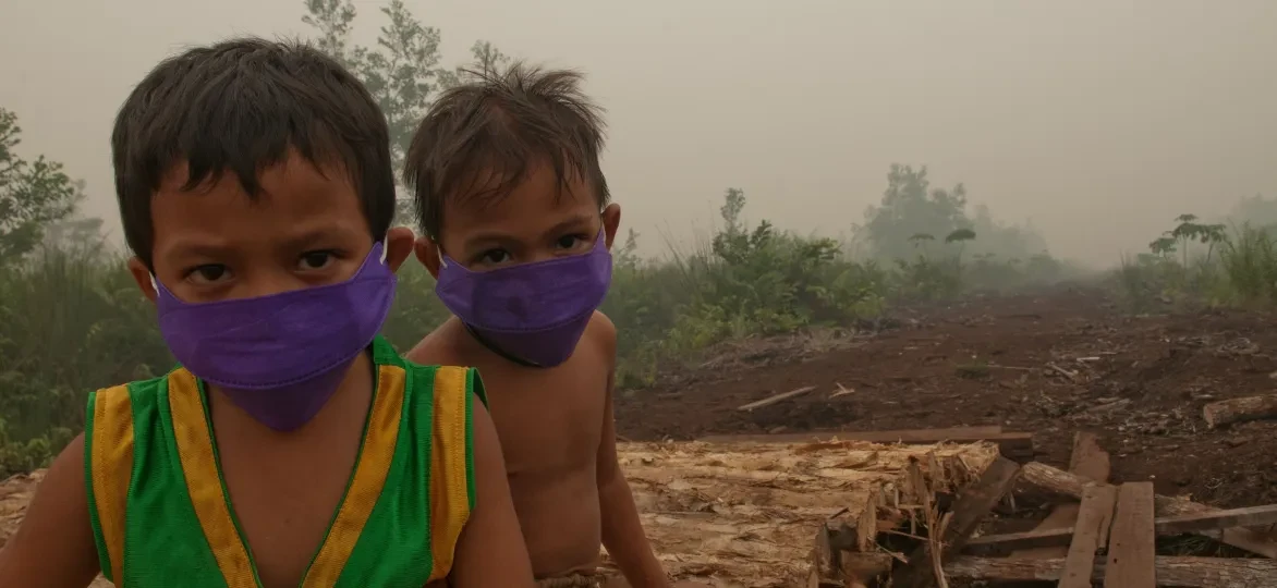 Kinderen in Palangka Raya, Kalimantan, Indonesië.  Foto: Aulia Erlangga/CIFOR