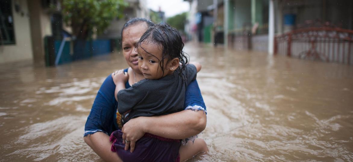 Overstroming in Banjir, Jakarta © World Meteorological Organization