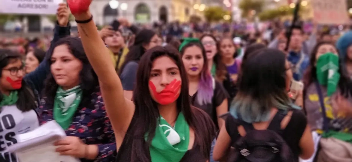 Vrouwen protesteren in Latijns-Amerika