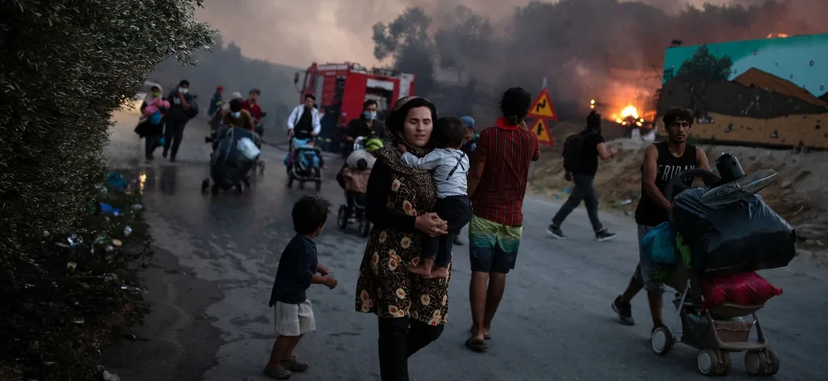 moria brand vluchtelingen