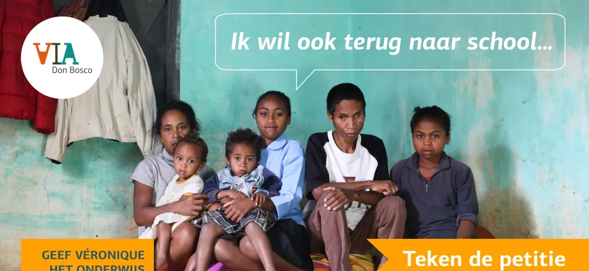 Ik wil ook terug naar school - campagne Via Don Bosco 2020