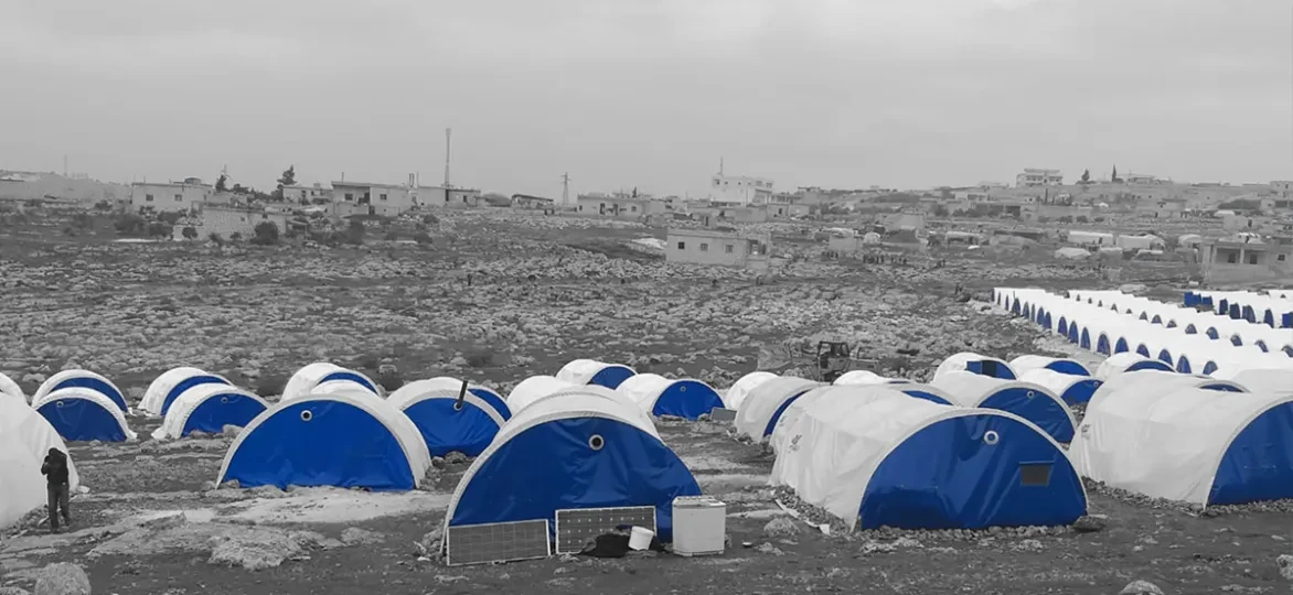 Bab al-Salam vluchtelingenkomp in Syrië