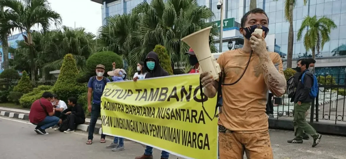 Actie Jatam tegen mijnbouw