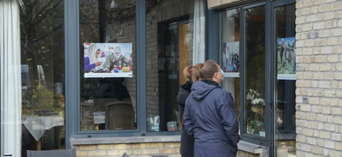 Openluchtfototentoonstelling