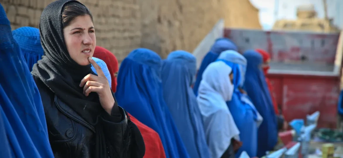 Vrouw in Afghanistan