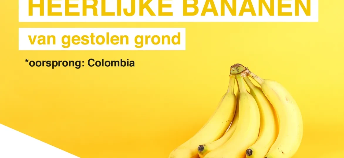 Heerlijke bananen van gestolen grond