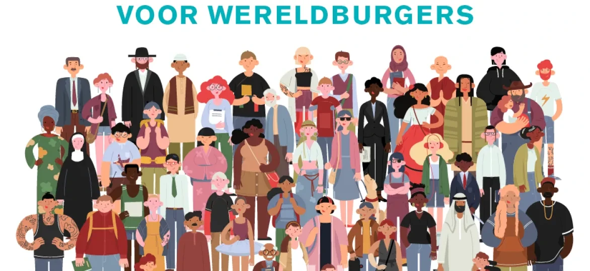 Educatieve kaart voor wereldburgers