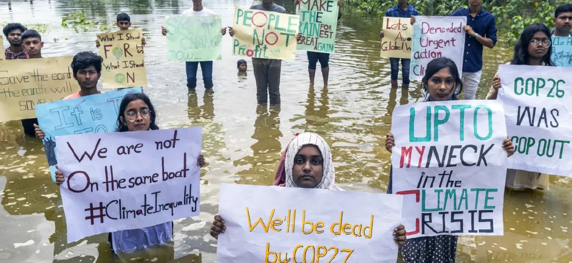 Cover beleidsdossier Klimaatonrechtvaardigheid