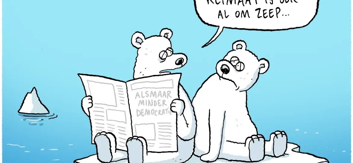 Cartoon Lectrr - Het klimaat om zeep