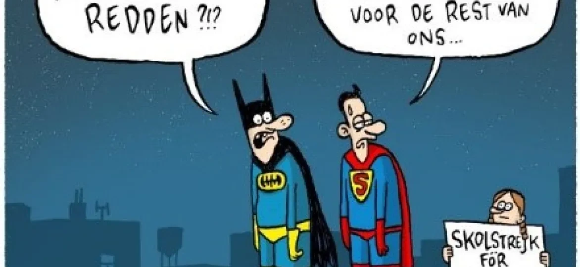 Cartoon Lectrr - De mensheid redden