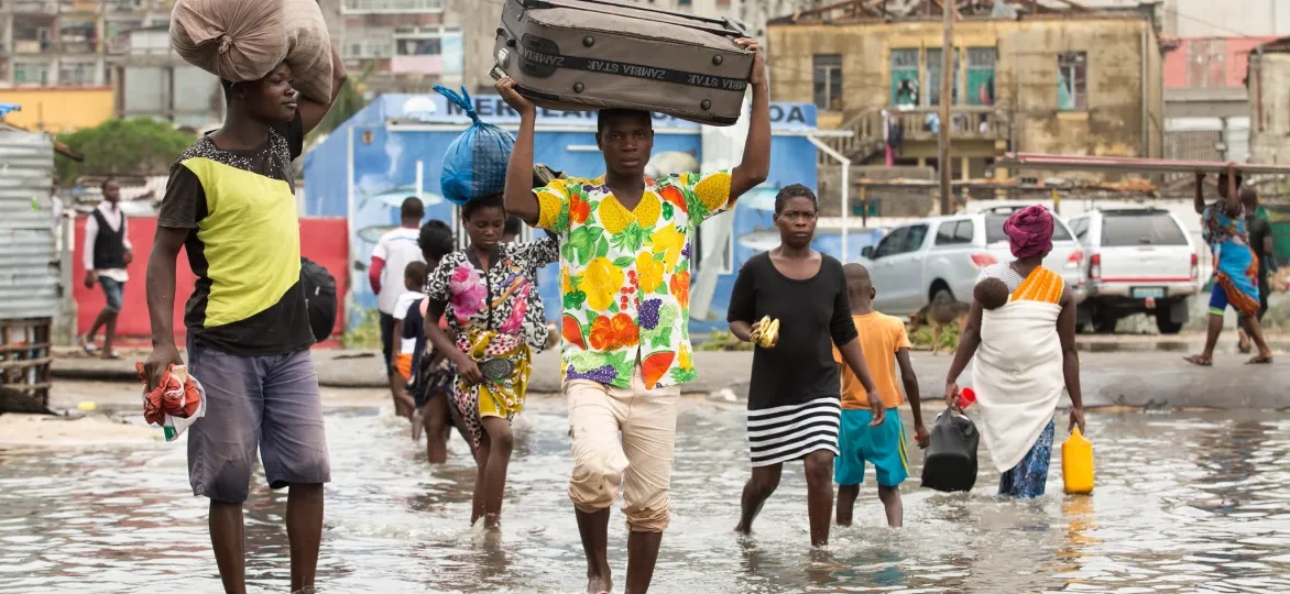Cycloon Idai in Mozambique