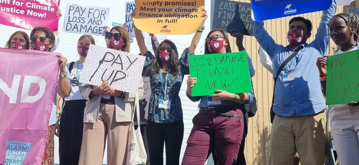 Protestactie Loss and Damage