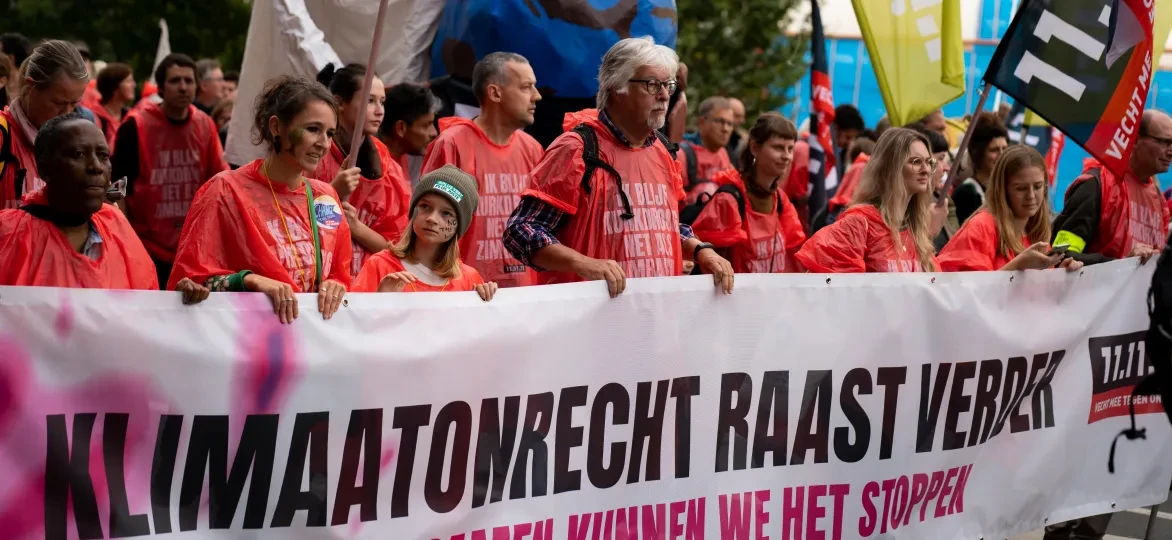 11.11.11 at the climate march in Brussels (2022)