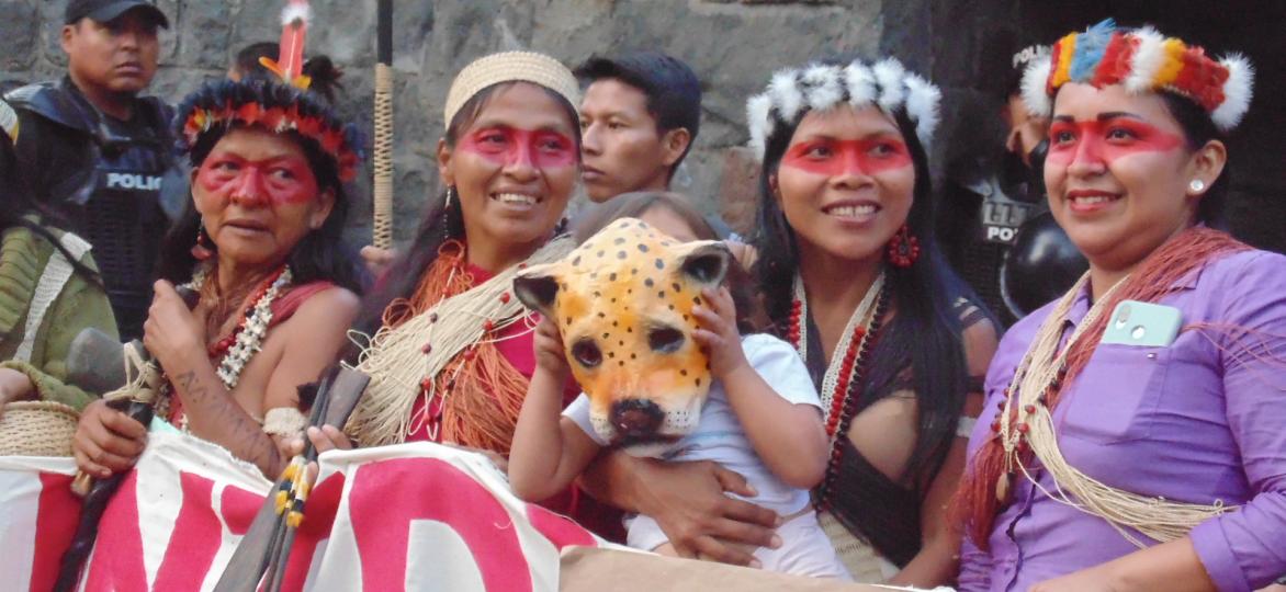 Inheemse vrouwen strijden voor Yasuni