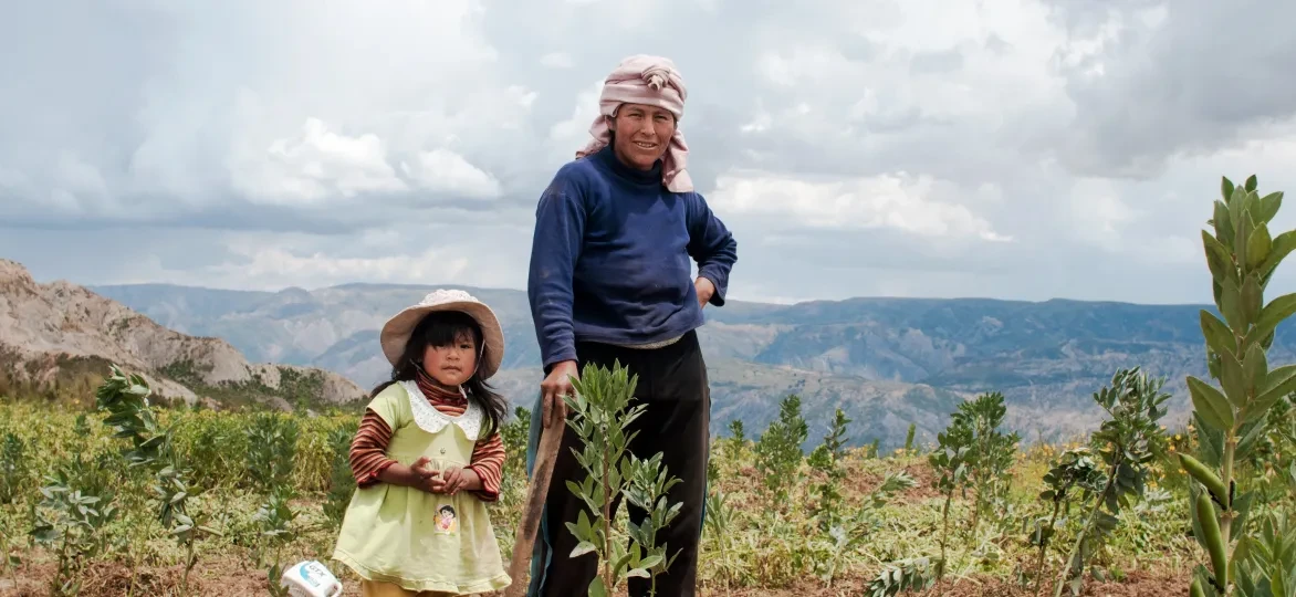 Bolivia landloze boeren