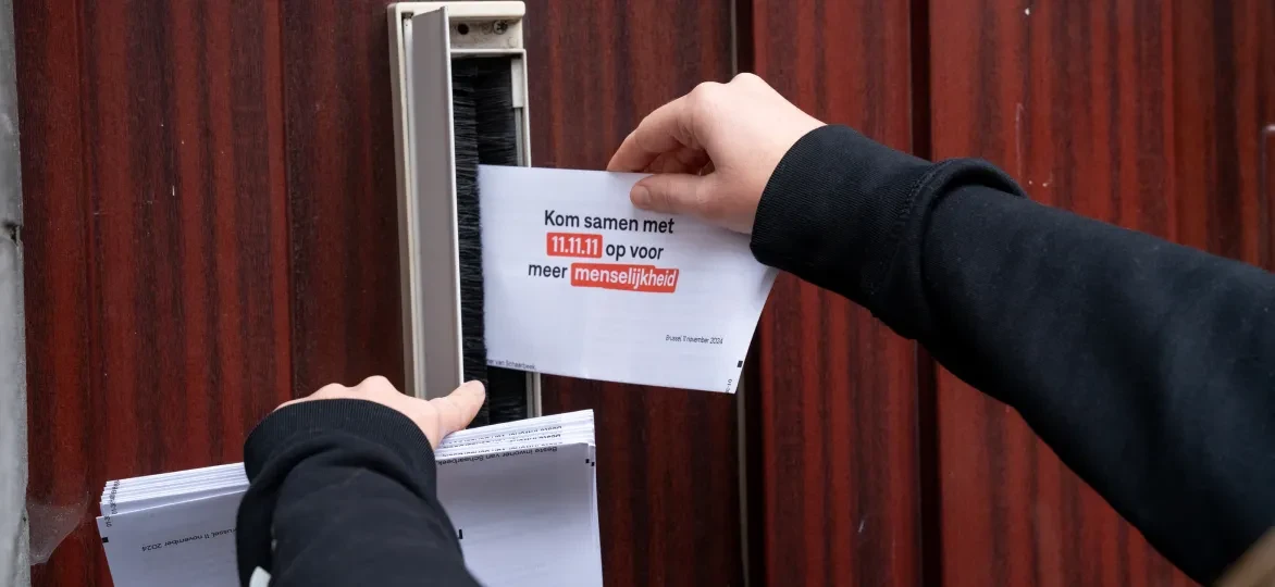 Brieven bussen voor menselijkheid
