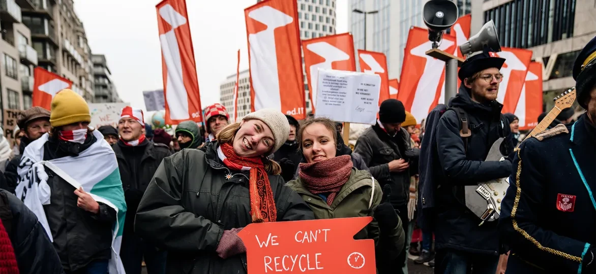 11.11.11 op de klimaatmars van 3 december in Brussel