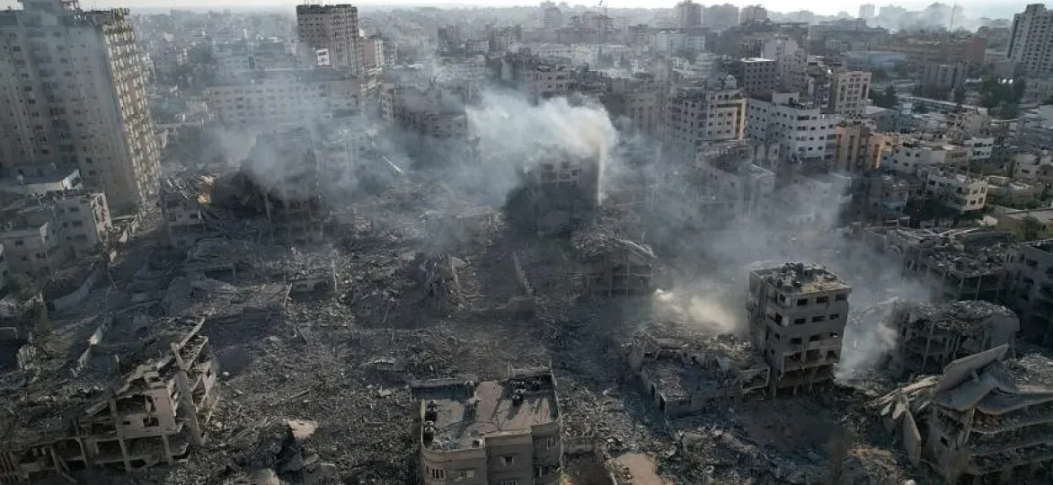 Bombardementen in Gaza 