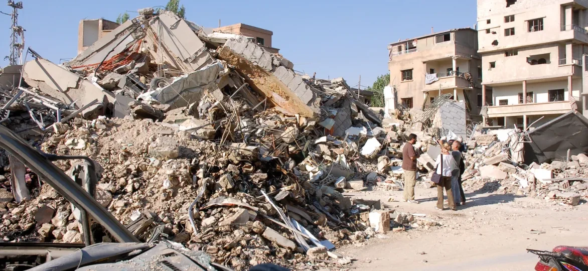 Israeli bombing in Baalbek