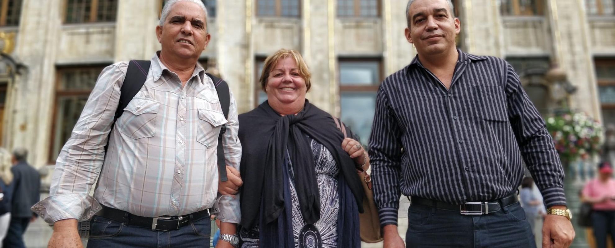 Cubaanse vakbondsactivisten bezoeken België