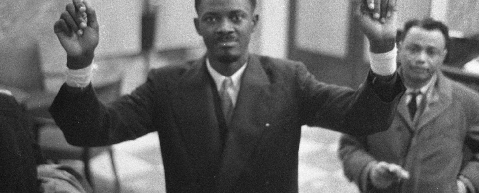 Patrice Lumumba in Brussel, 1960 (Harry Pot - GaHetNa (cc - Harry Pot - Nationaal Archief)
