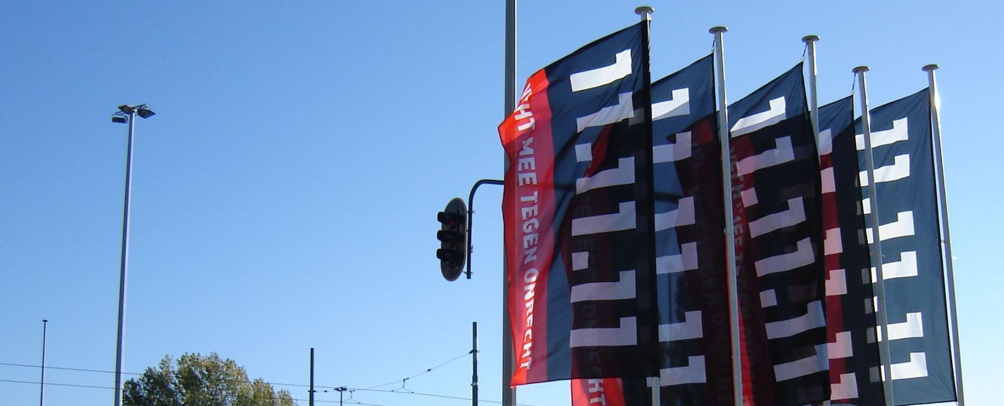 11.11.11 vlaggen in Antwerpen