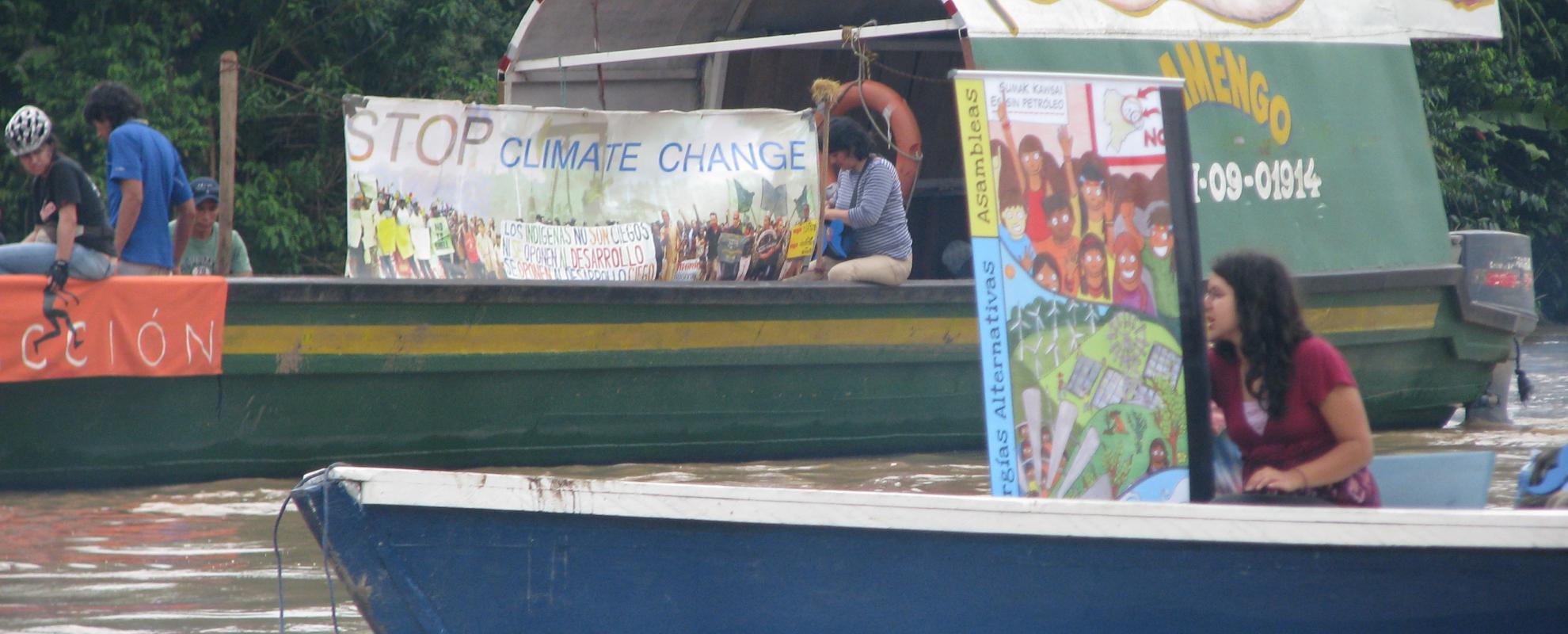 Accion Ecologica is een organisatie in Ecuador zij strijden voor de rechten van de natuur