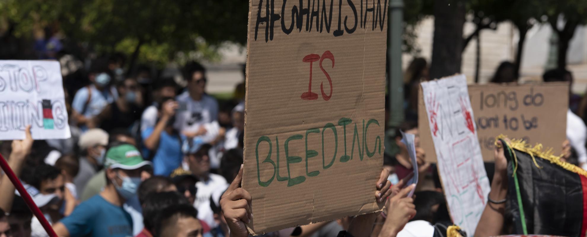 Protest in Afghanistan