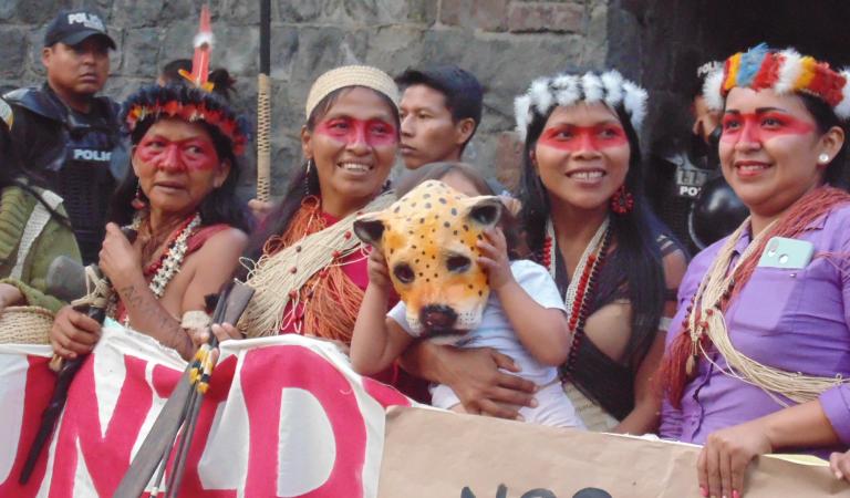 Inheemse vrouwen strijden voor Yasuni