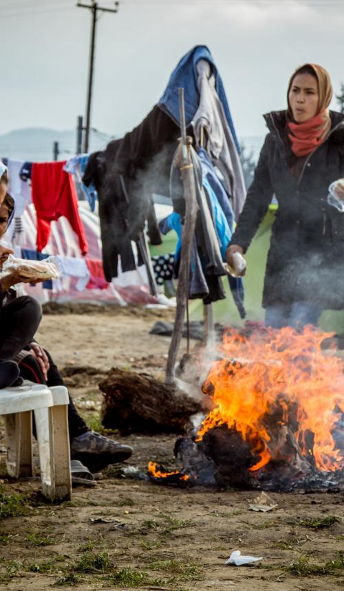 Vluchtelingenkamp in Idomeni, Griekenland © Julian Buijzen