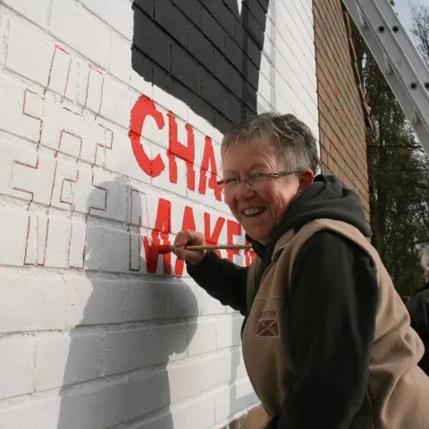 Mural4change in Kortemark