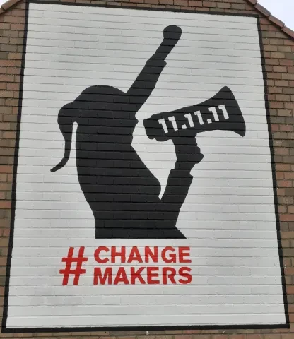 Mural4change in Kortemark