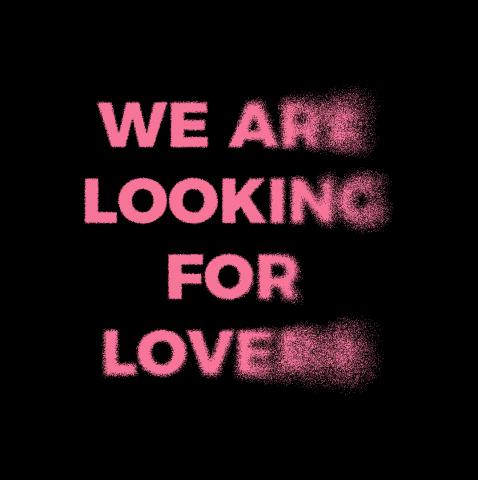 Afbeelding 'We are looking for lovers'
