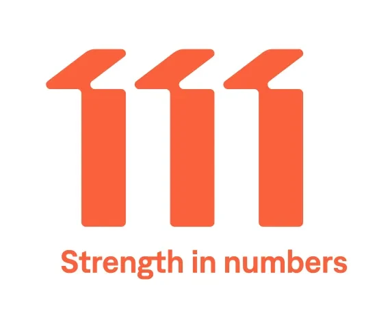 Company Logo 11.11.11 with tagline below