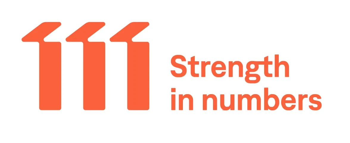 Company Logo 11.11.11 with horizontal tagline on the right