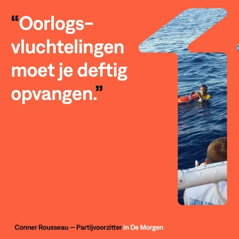 Quote Oorlogsvluchtelingen moet je deftig opvangen