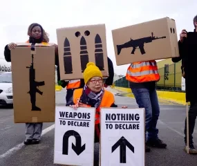 Bordjes van de actie