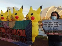 Klimaatprotesten Japan