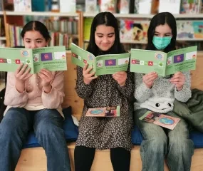 Vertelmoment in scholen of bib door De Verhalenwerf