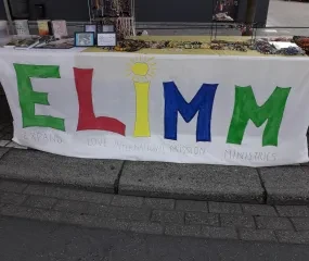 Elimm op de vredesfeesten Sint Niklaas. 