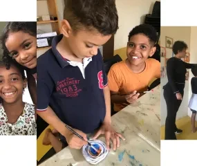 begeleiding kansarme kinderen, al spelend leren.